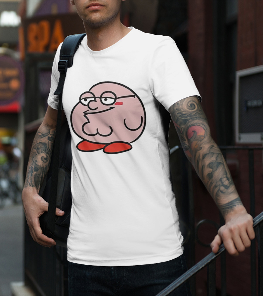 Peter Griffin Kirby Crossover Mashup T-Shirt