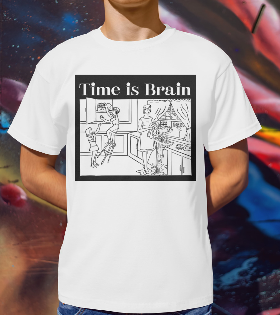 Time Is Brain Kitchen Scene Classic T-Shirt