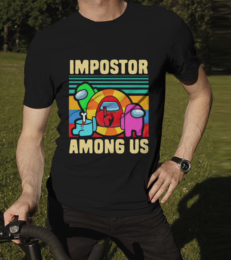 IMPOSTOR AMONG US Retro Crewmate T-Shirt