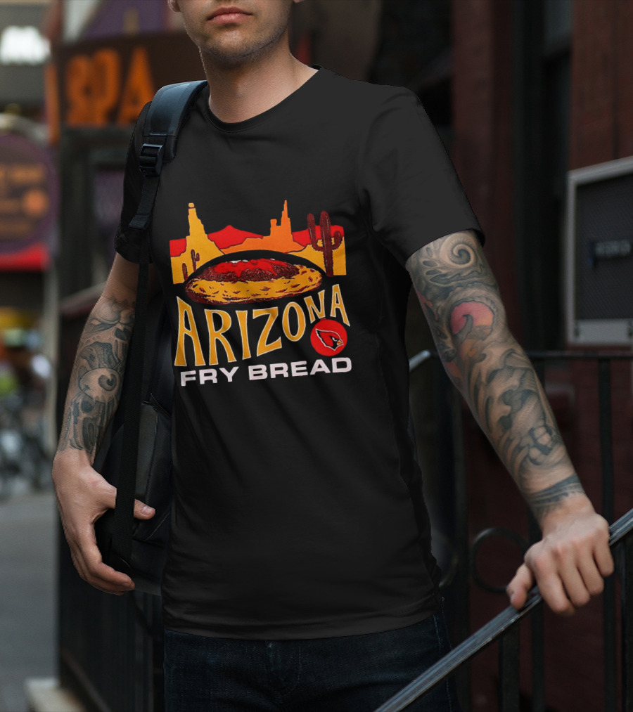 Arizona Fry Bread Arizona Cardinals NFL Desert Scene T-Shirt