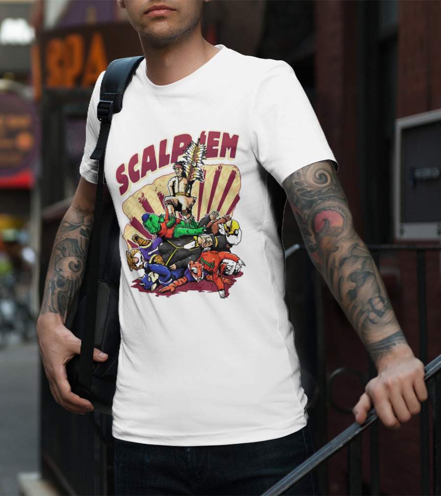 Scalp Em Florida State Seminoles Football Victory Over Rivals T-Shirt