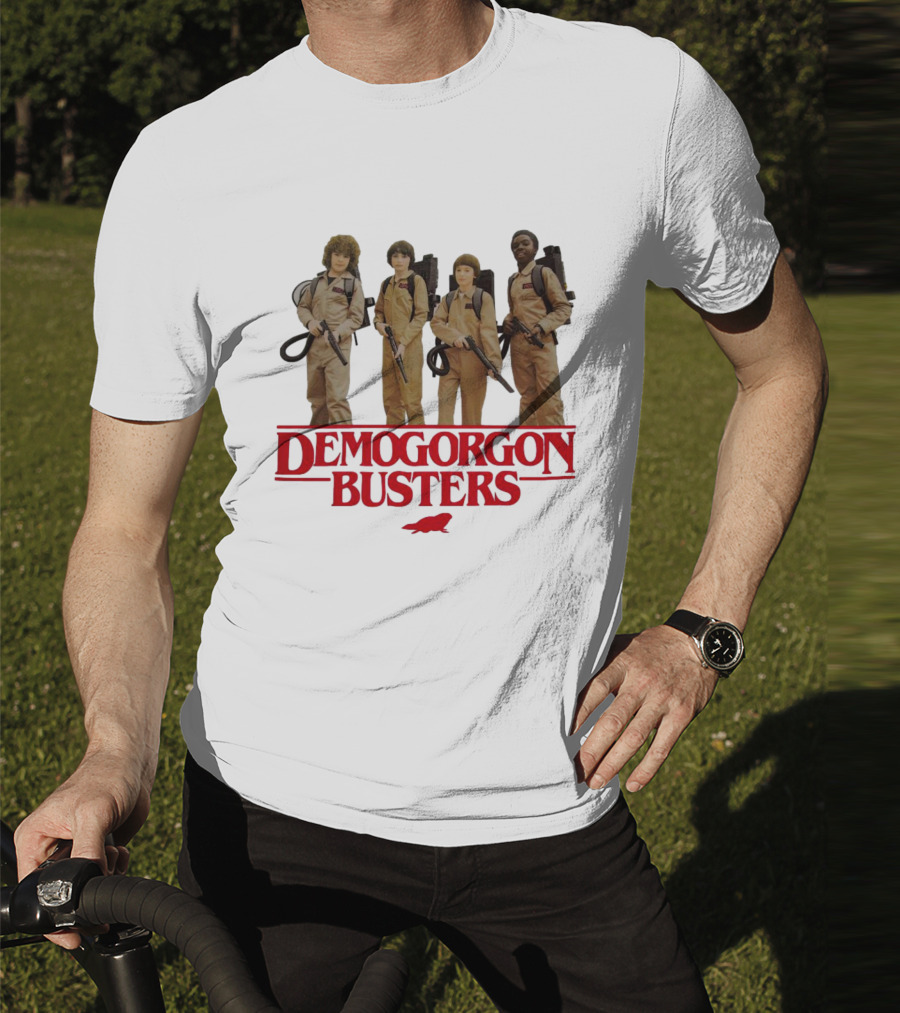 Cleveland Browns Stranger Things Demogorgon Busters Ghostbusters T-Shirt