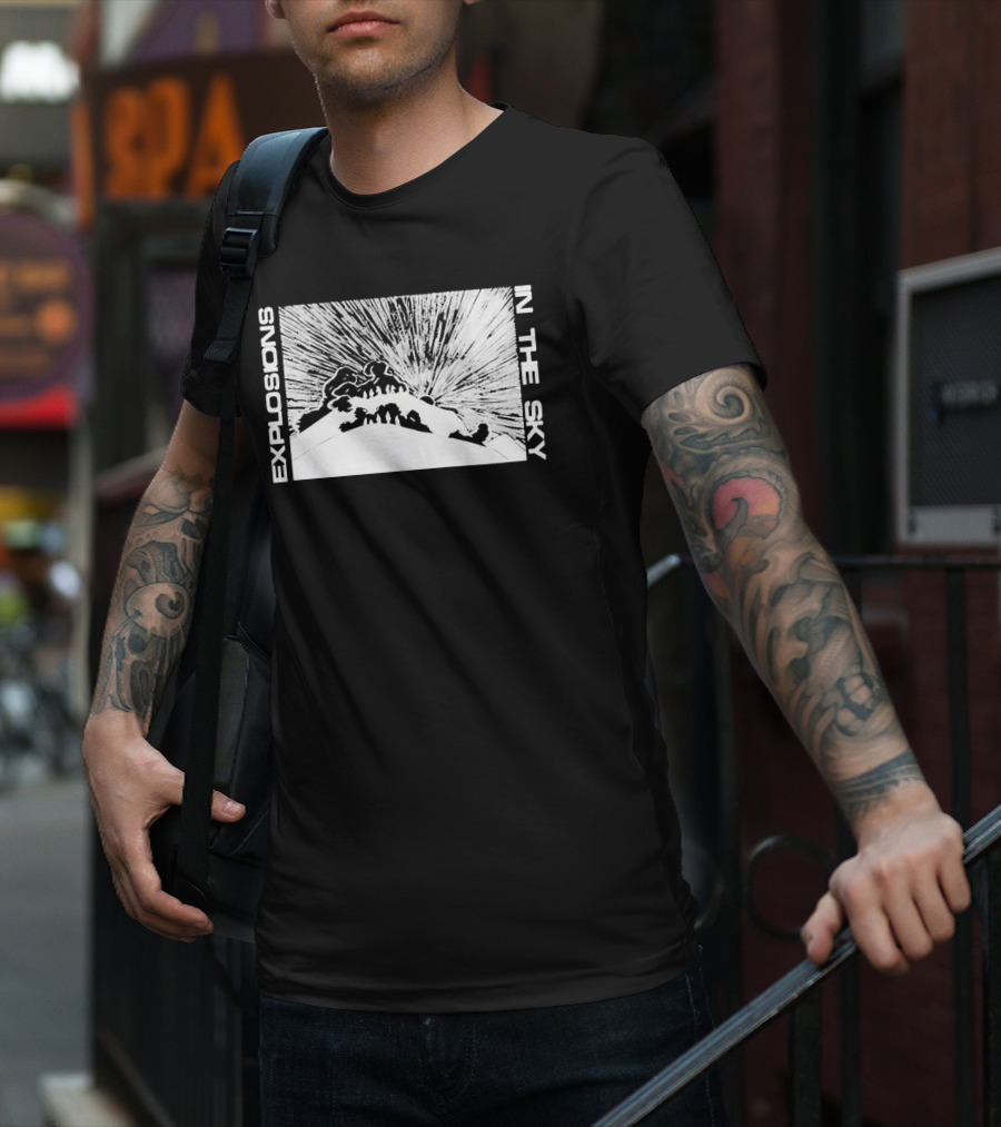 Explosions In The Sky Sunrise Mountain Burst T-Shirt