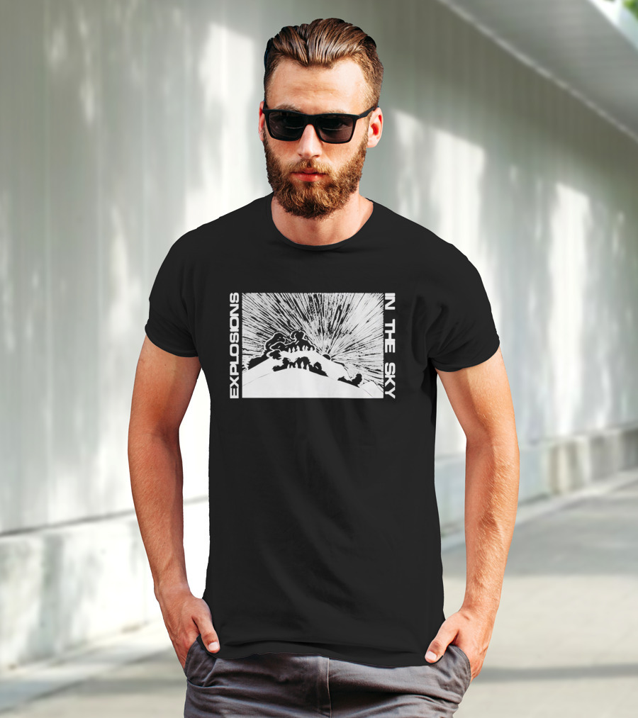 Explosions In The Sky Sunrise Mountain Burst T-Shirt