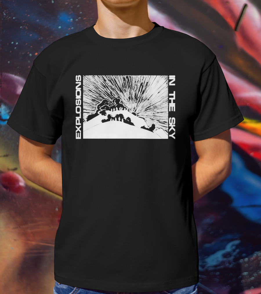 Explosions In The Sky Sunrise Mountain Burst T-Shirt