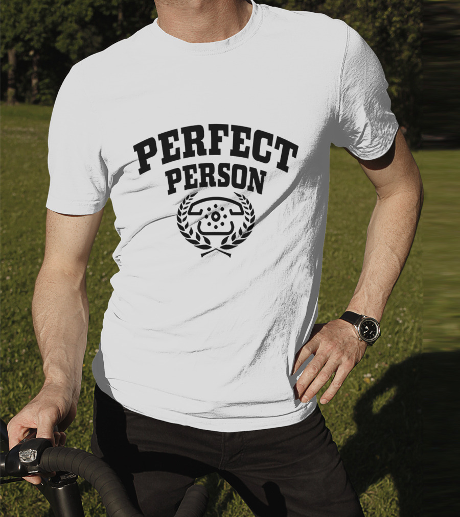 Perfect Person Phone Laurel Emblem T-Shirt