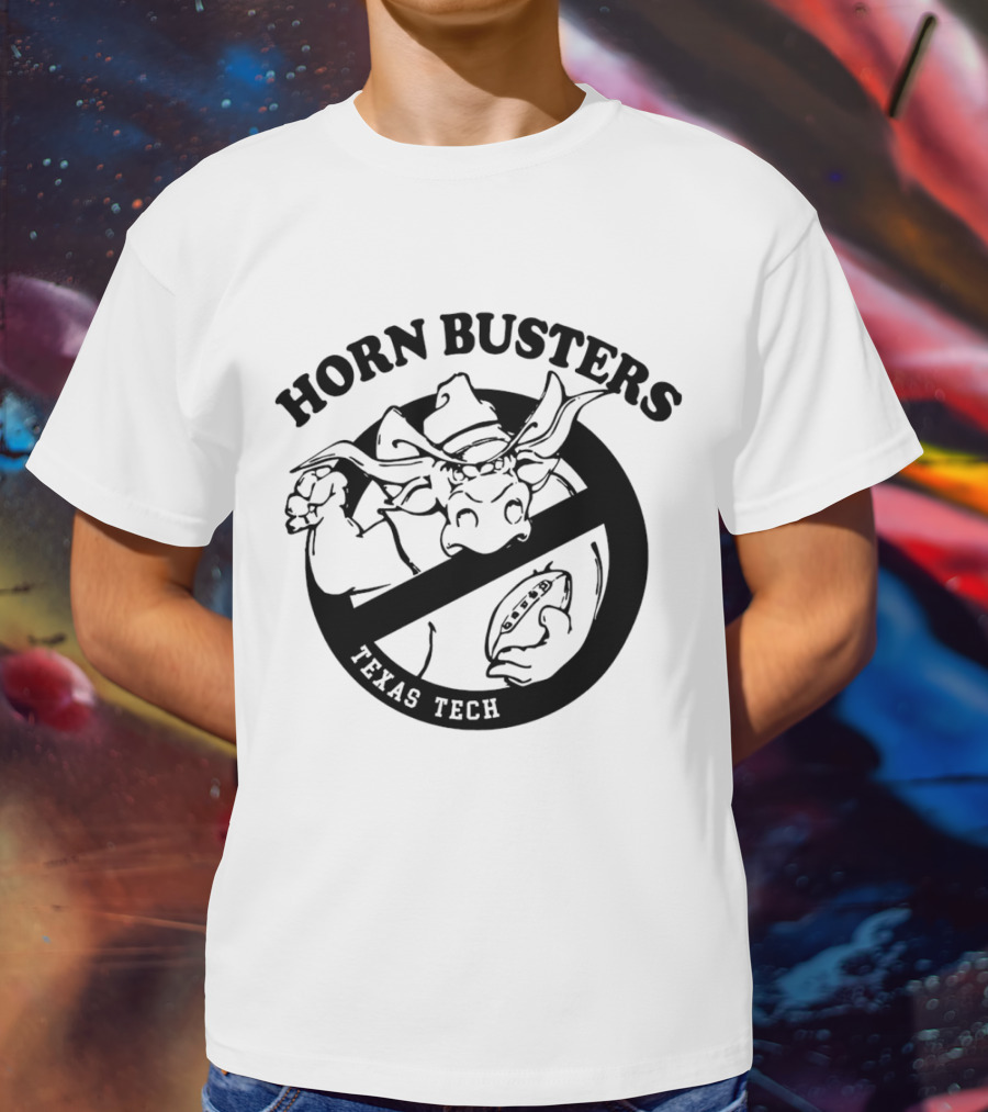 Texas Tech Red Raiders Horn Busters Football Mascot T-Shirt