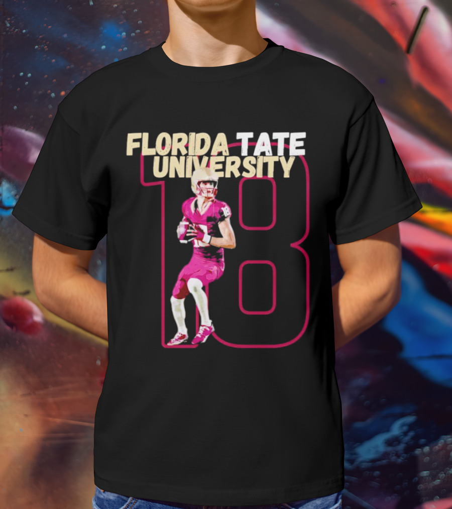 Florida Tate University Football 18 Hopkins Player Action T-Shirt