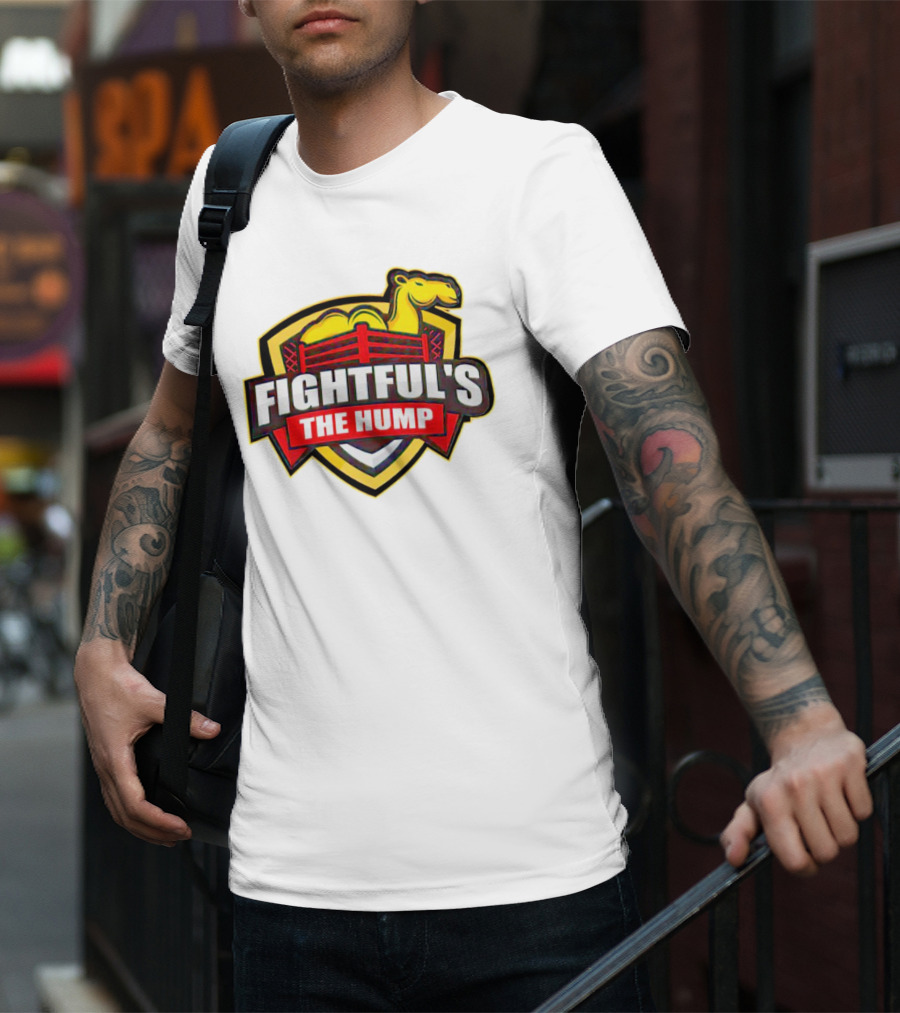 Fightful's The Hump Wrestling Camel Badge T-Shirt