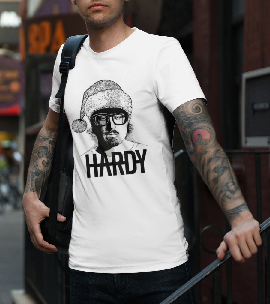 HARDY Santa Hat Christmas T-Shirt