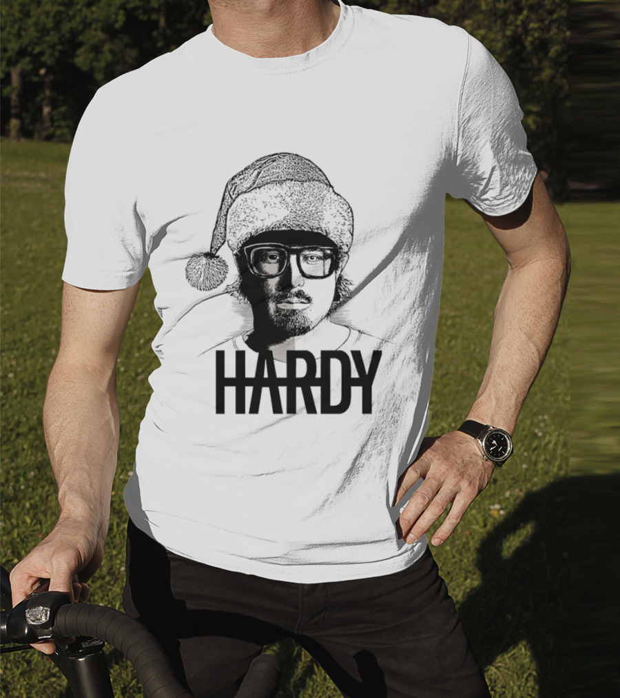 HARDY Santa Hat Christmas T-Shirt