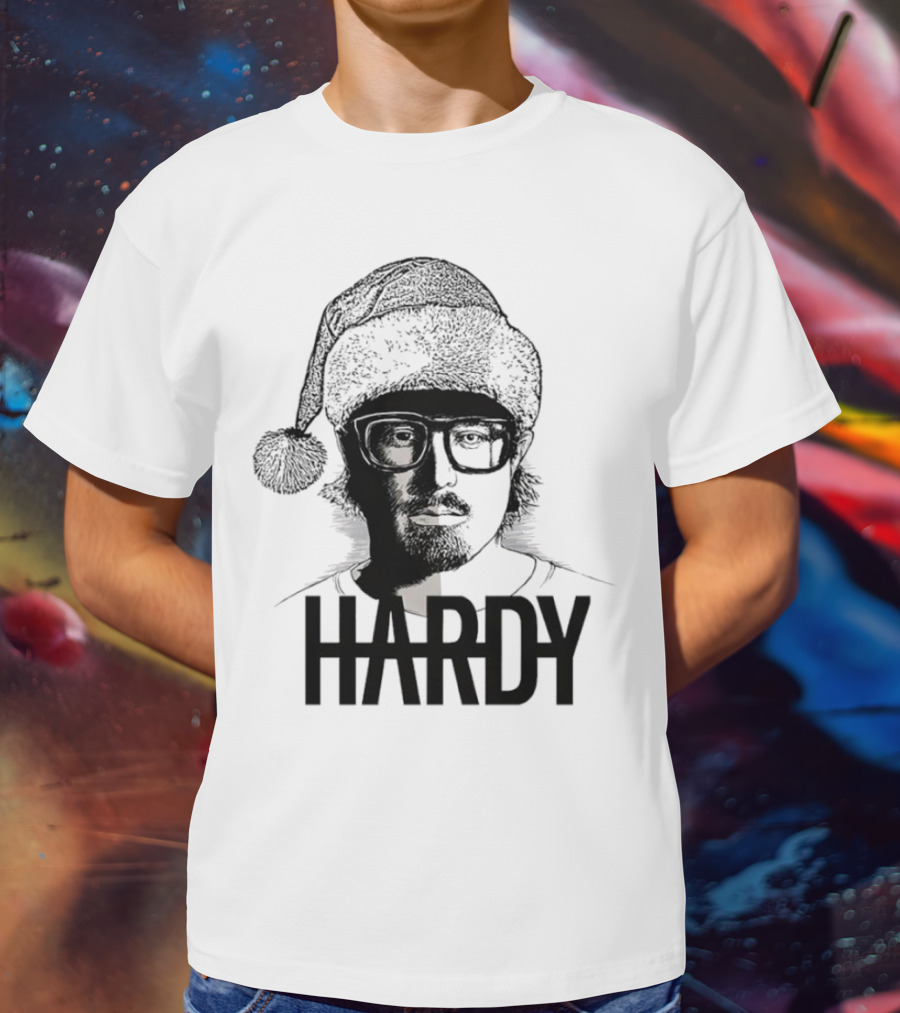 HARDY Santa Hat Christmas T-Shirt