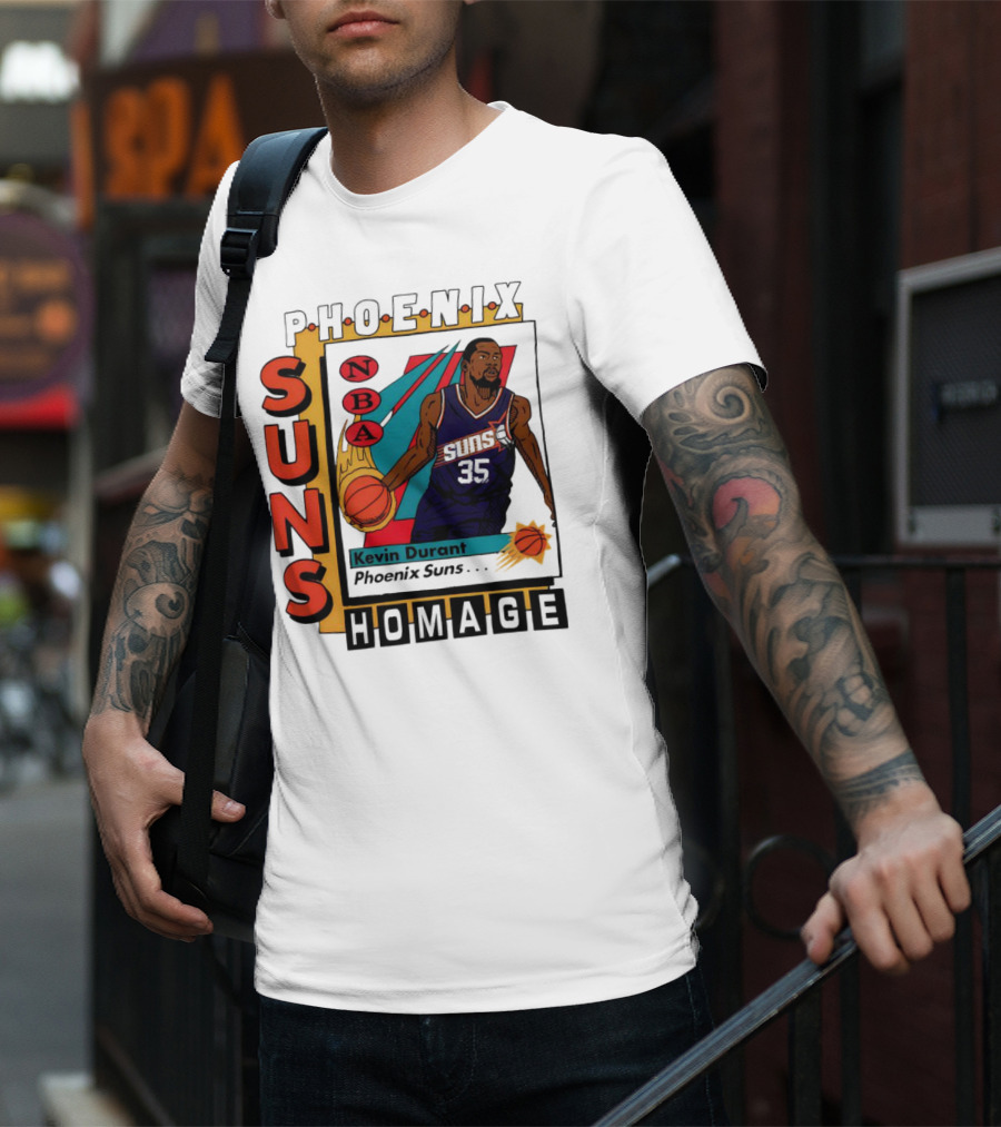 Kevin Durant Phoenix Suns NBA SkyBox Homage T-Shirt