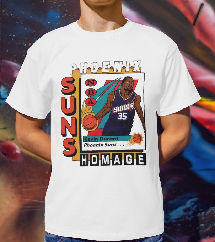 Kevin Durant Phoenix Suns NBA SkyBox Homage T-Shirt