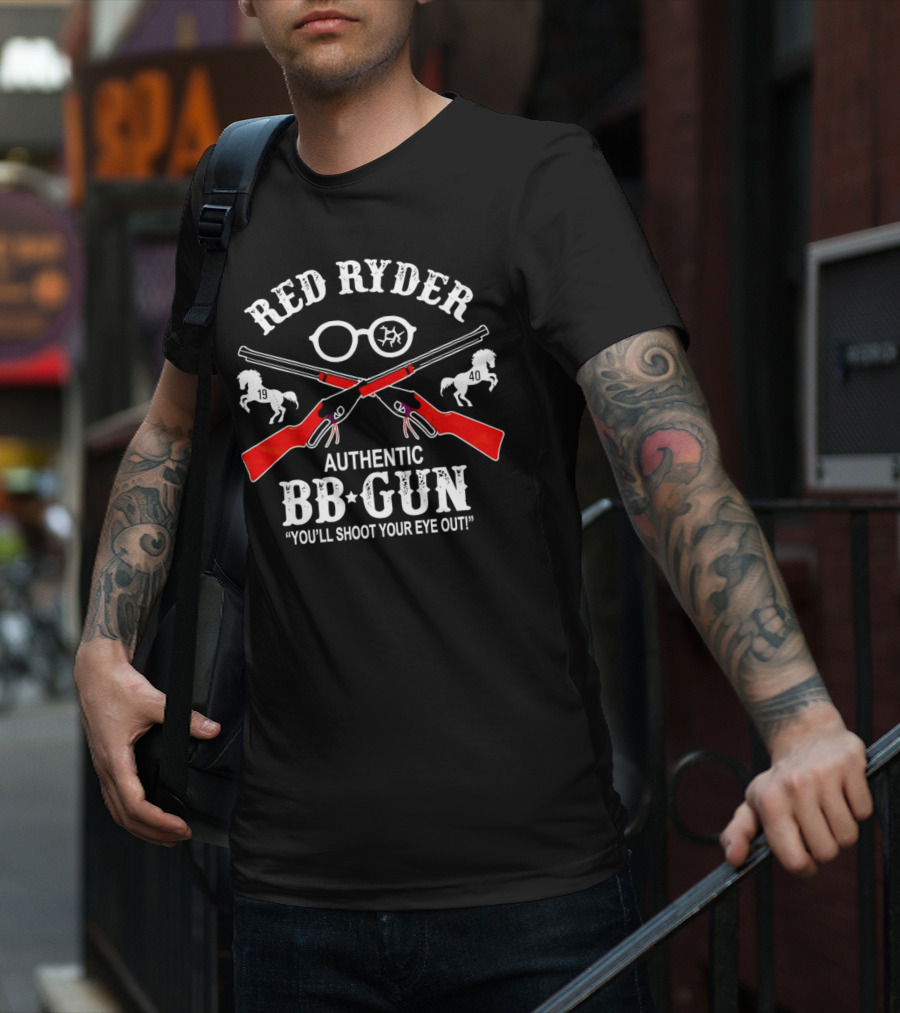Red Ryder Authentic BB Gun You’ll Shoot Your Eye Out 1940 T-Shirt