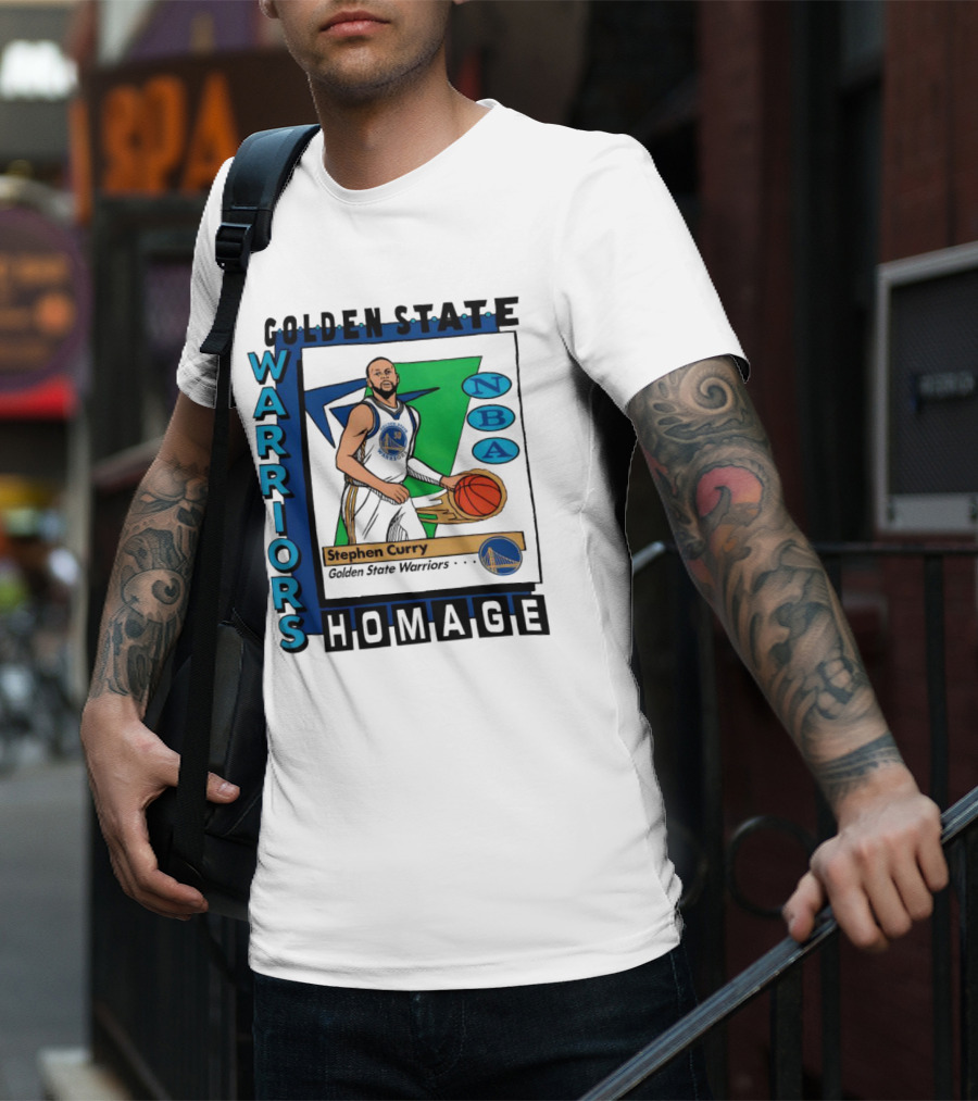 Golden State Warriors Stephen Curry NBA Homage T-Shirt