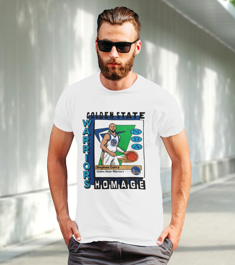 Golden State Warriors Stephen Curry NBA Homage T-Shirt