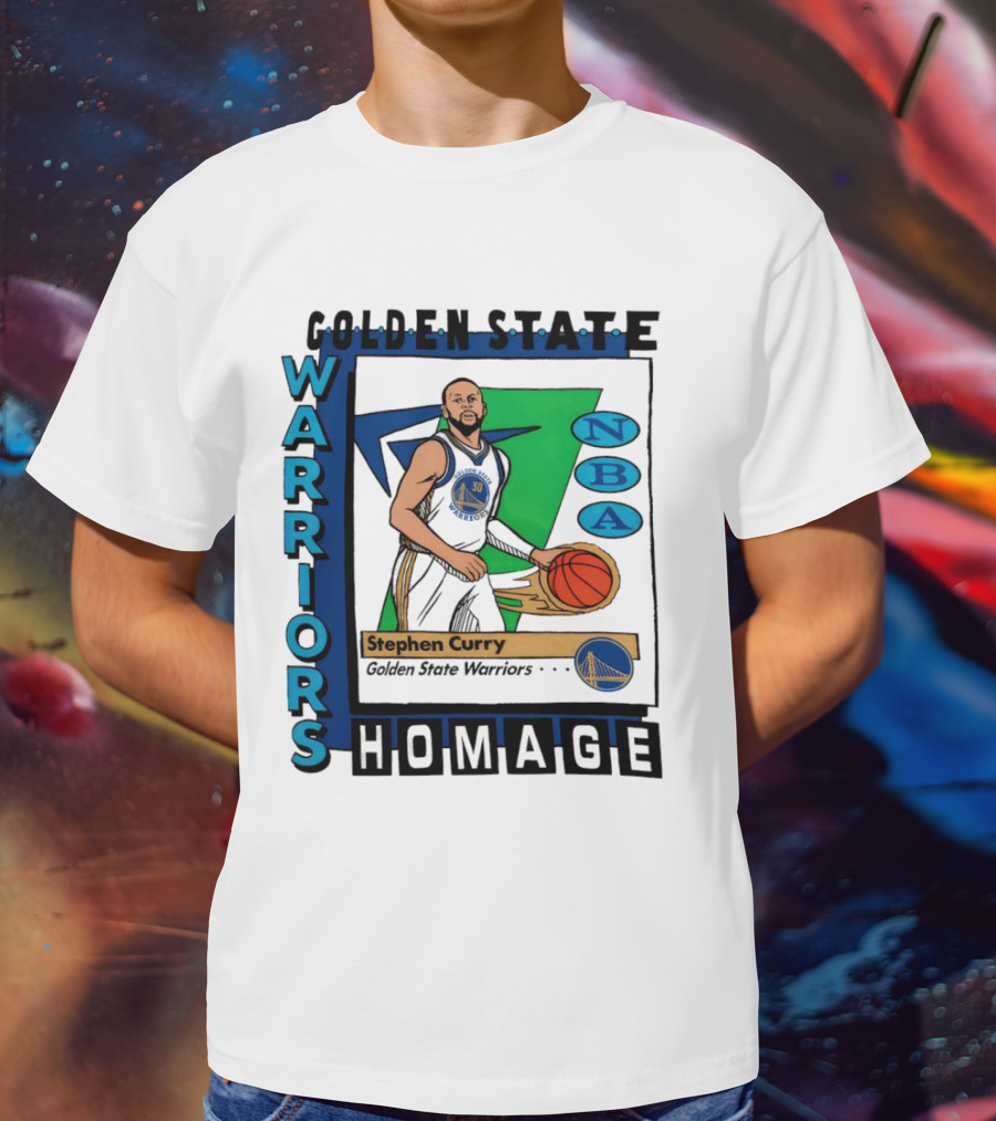 Golden State Warriors Stephen Curry NBA Homage T-Shirt