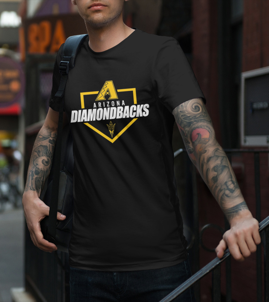 Arizona State University Night Arizona Diamondbacks T-Shirt