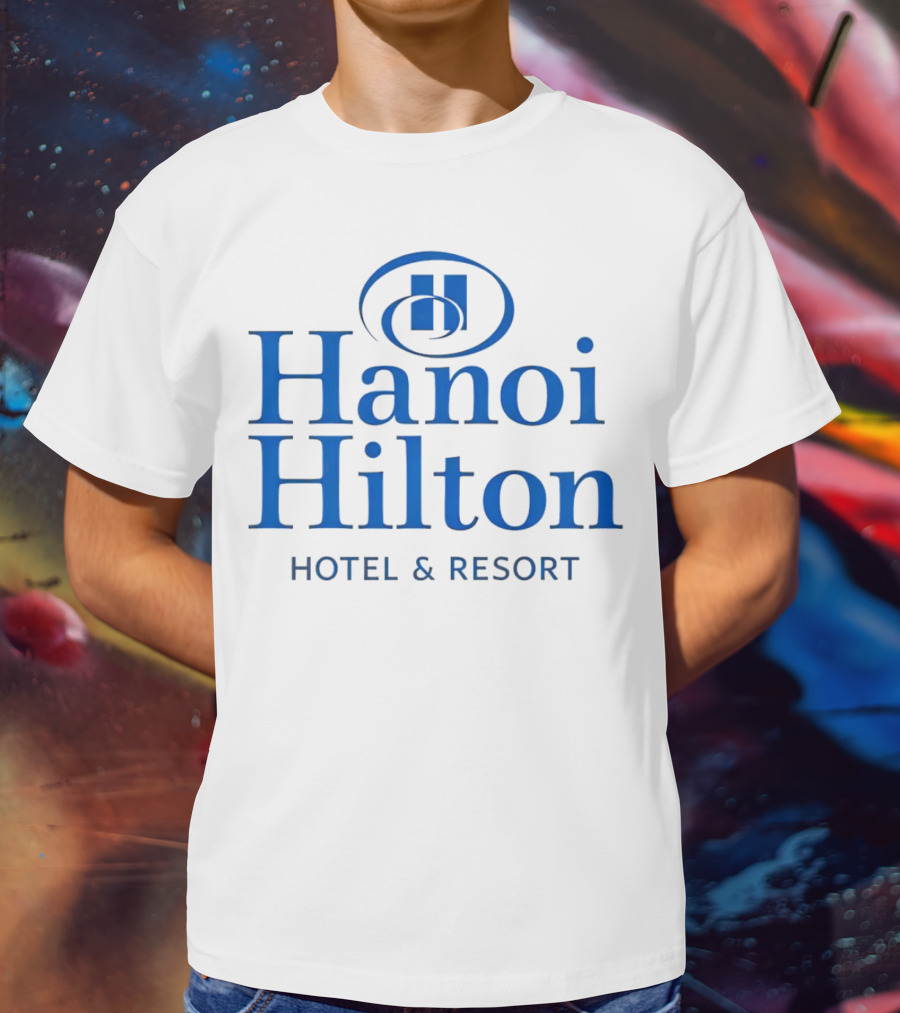 Hanoi Hilton Hotel And Resort Logo Emblem T-Shirt