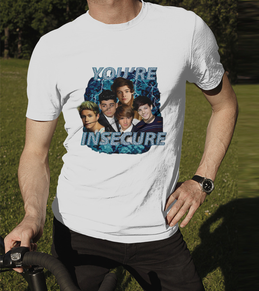 One Direction You're Insecure Lightning Band Members Collage T-Shirt
