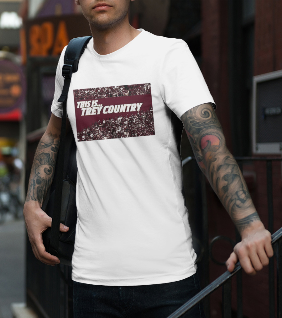This Is Trey Benson Country Football Fan Crowd Scene T-Shirt
