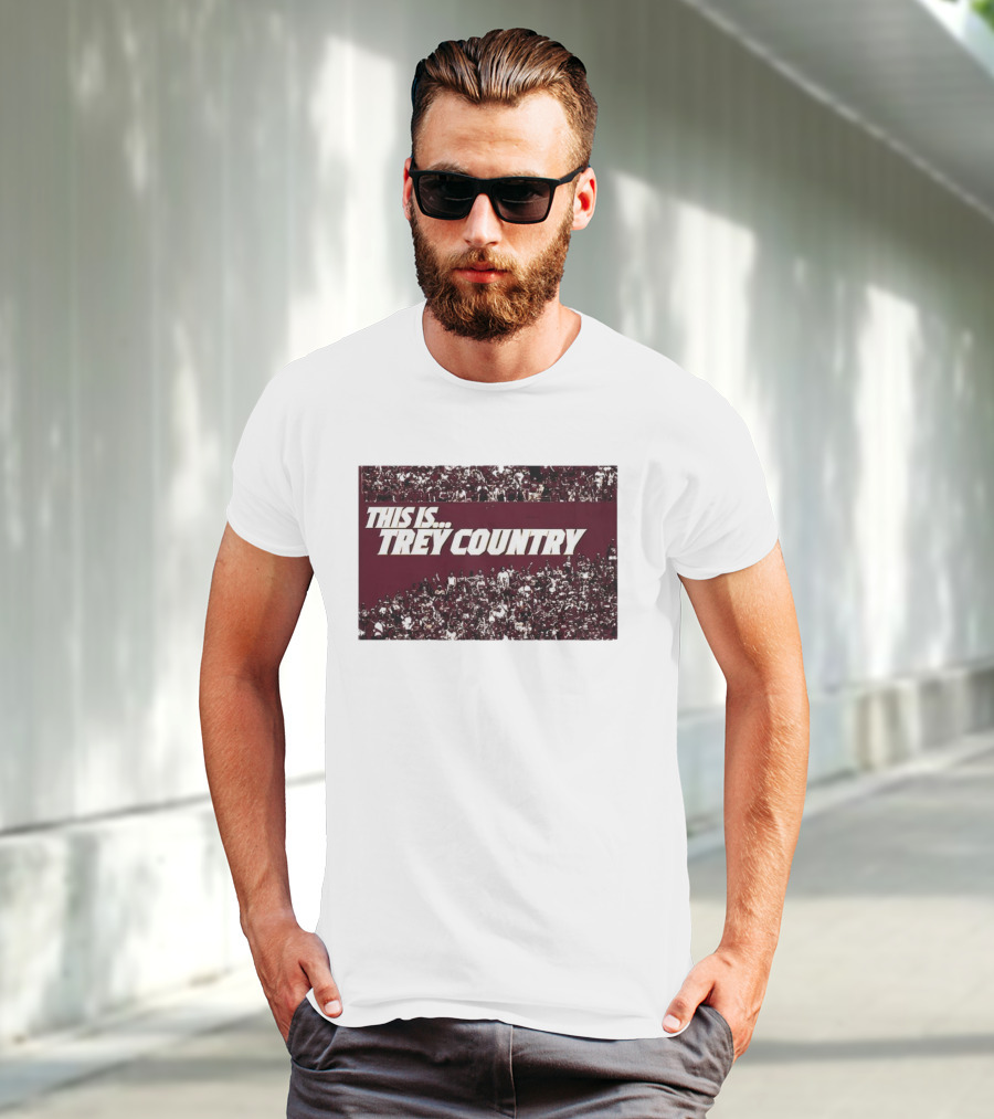 This Is Trey Benson Country Football Fan Crowd Scene T-Shirt