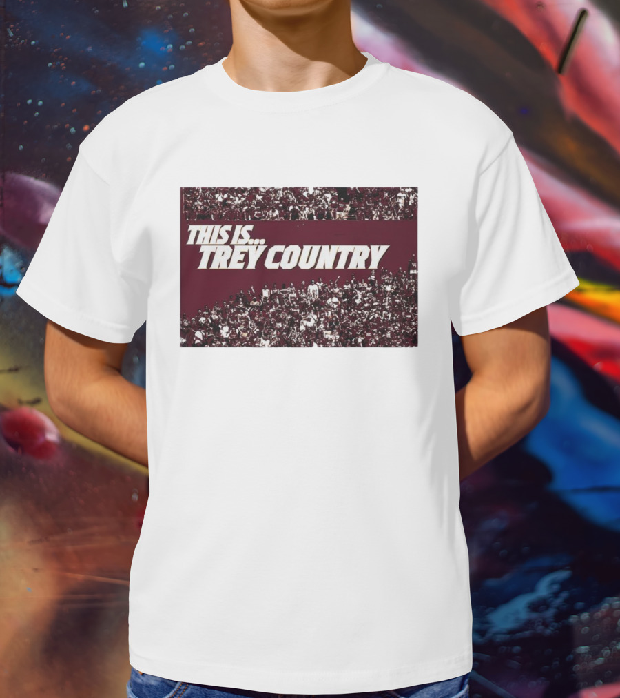 This Is Trey Benson Country Football Fan Crowd Scene T-Shirt