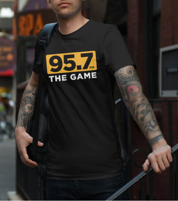 95.7 FM The Game Radio Station T-Shirt