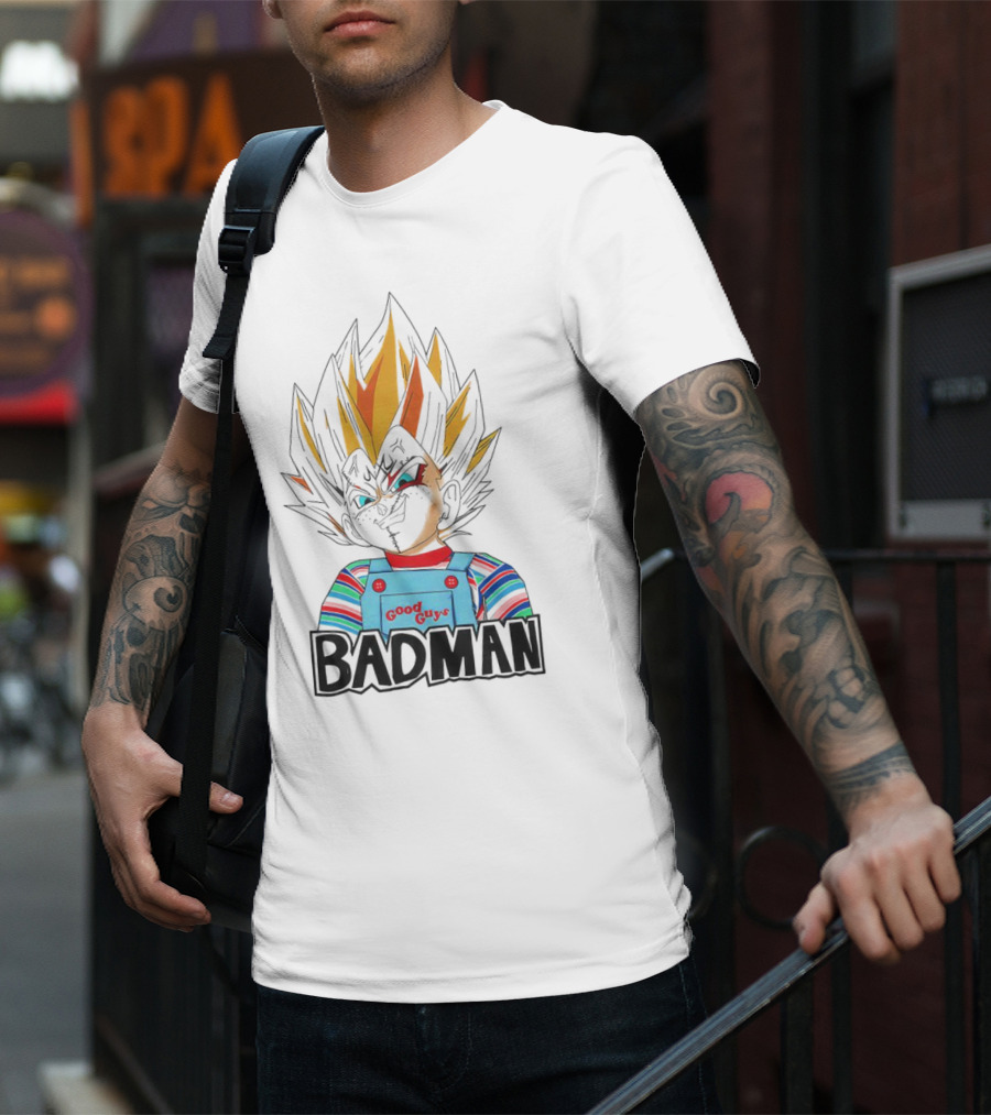 Badman Vegeta Chucky Good Guys Overalls T-Shirt