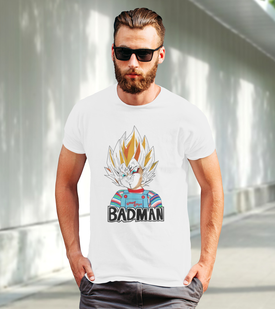 Badman Vegeta Chucky Good Guys Overalls T-Shirt