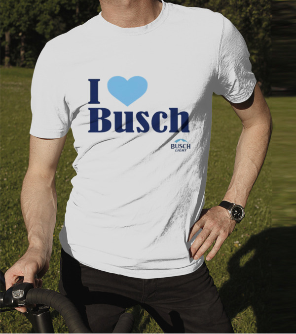 I Love Busch Light Busch Heart T-Shirt