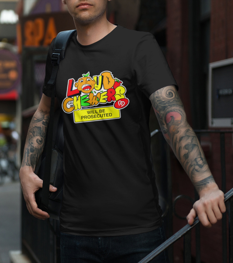 Loud Chewers Will Be Prosecuted Ice Cream Cartoon T-Shirt