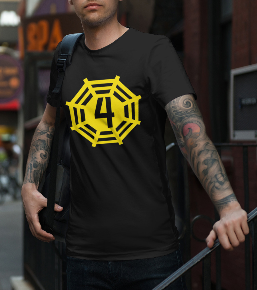Oregon Ducks Football Number 4 Spence Dharma Initiative T-Shirt