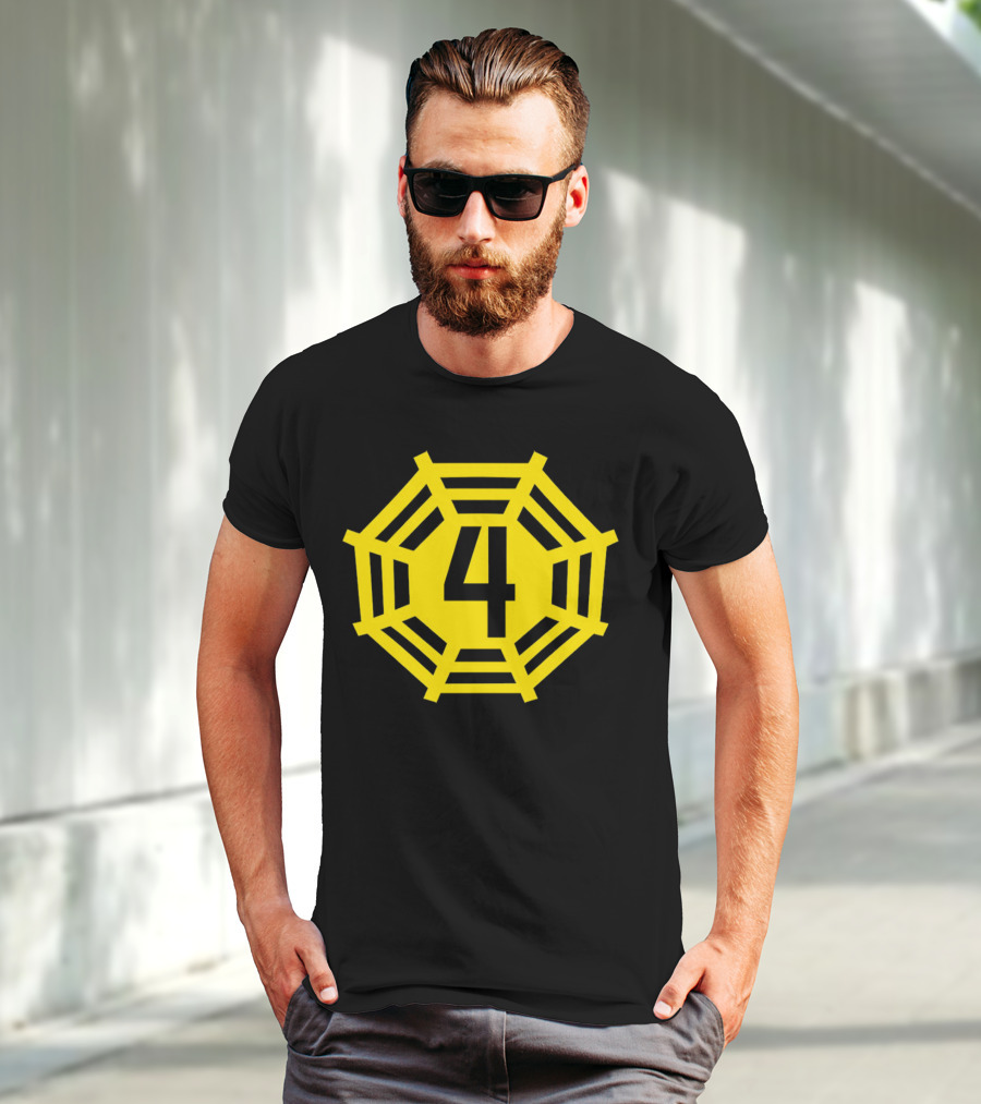 Oregon Ducks Football Number 4 Spence Dharma Initiative T-Shirt