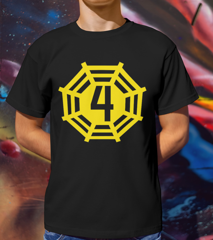 Oregon Ducks Football Number 4 Spence Dharma Initiative T-Shirt