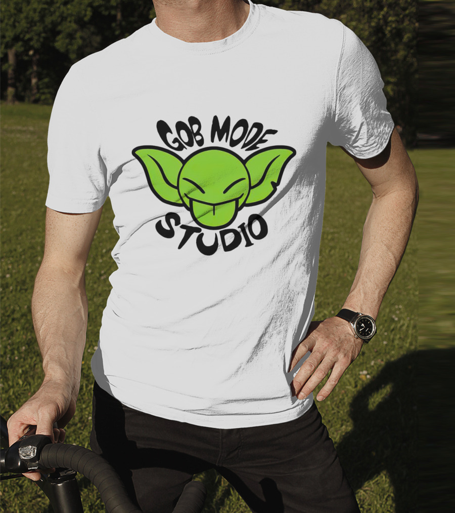 Gob Mode Studio Green Goblin Cartoon Face T-Shirt