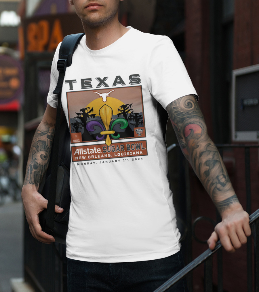 Texas Longhorns Allstate Sugar Bowl New Orleans January 1, T-Shirt