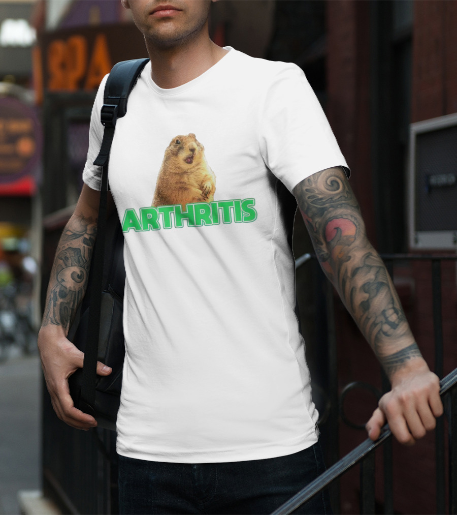 Arthritis Prairie Dog Silly Expression T-Shirt