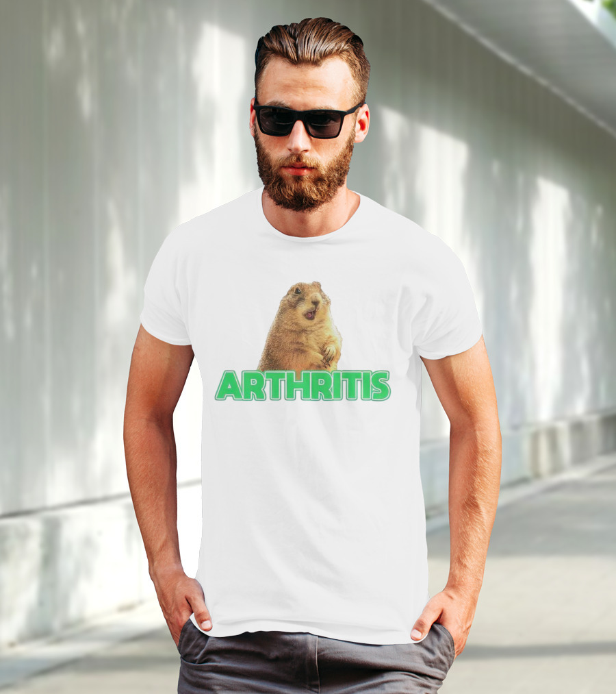 Arthritis Prairie Dog Silly Expression T-Shirt