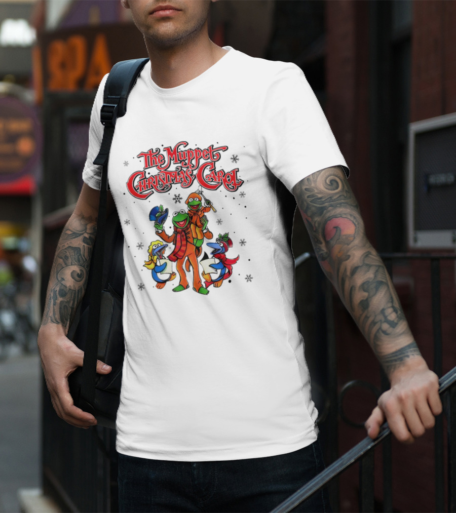 The Muppet Christmas Carol Kermit And Friends Festive T-Shirt