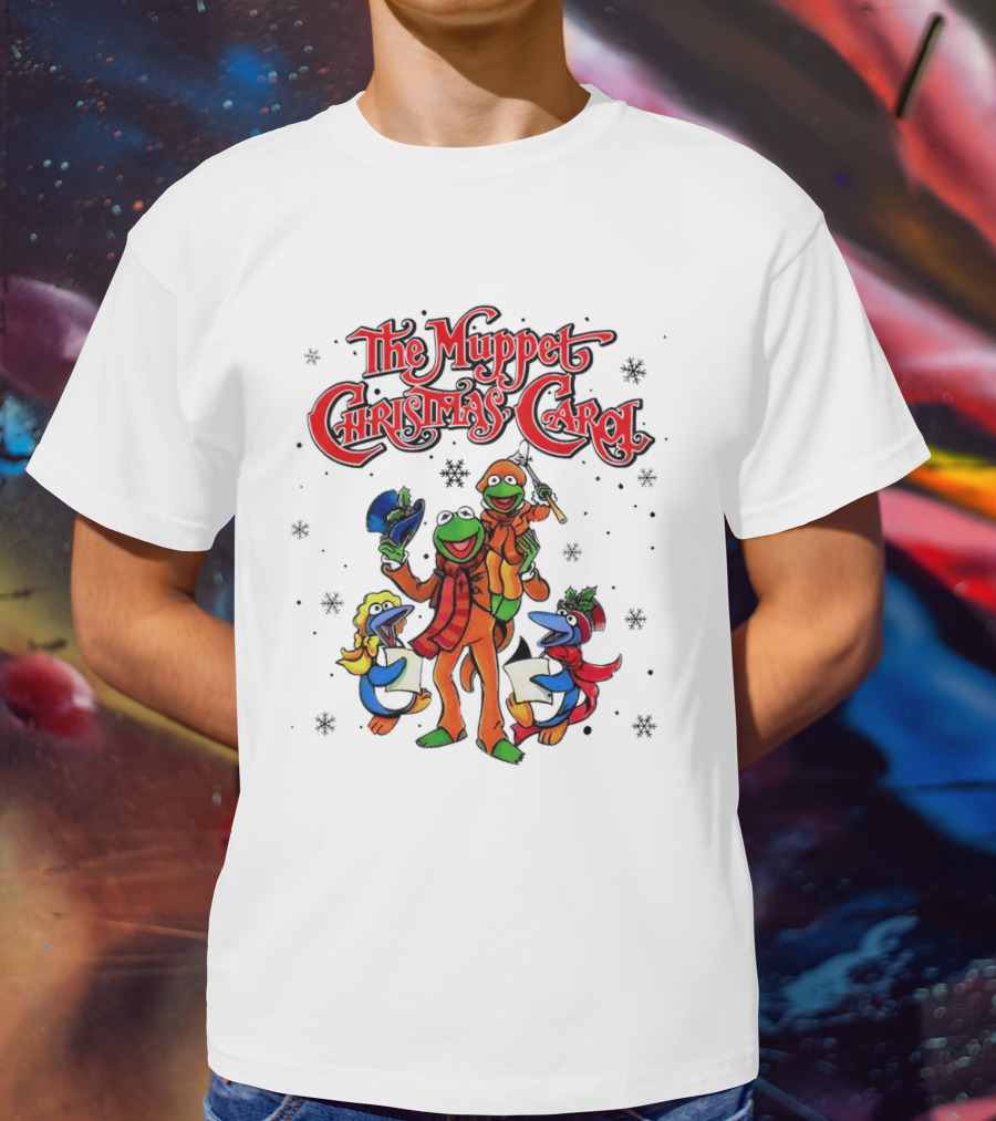 The Muppet Christmas Carol Kermit And Friends Festive T-Shirt
