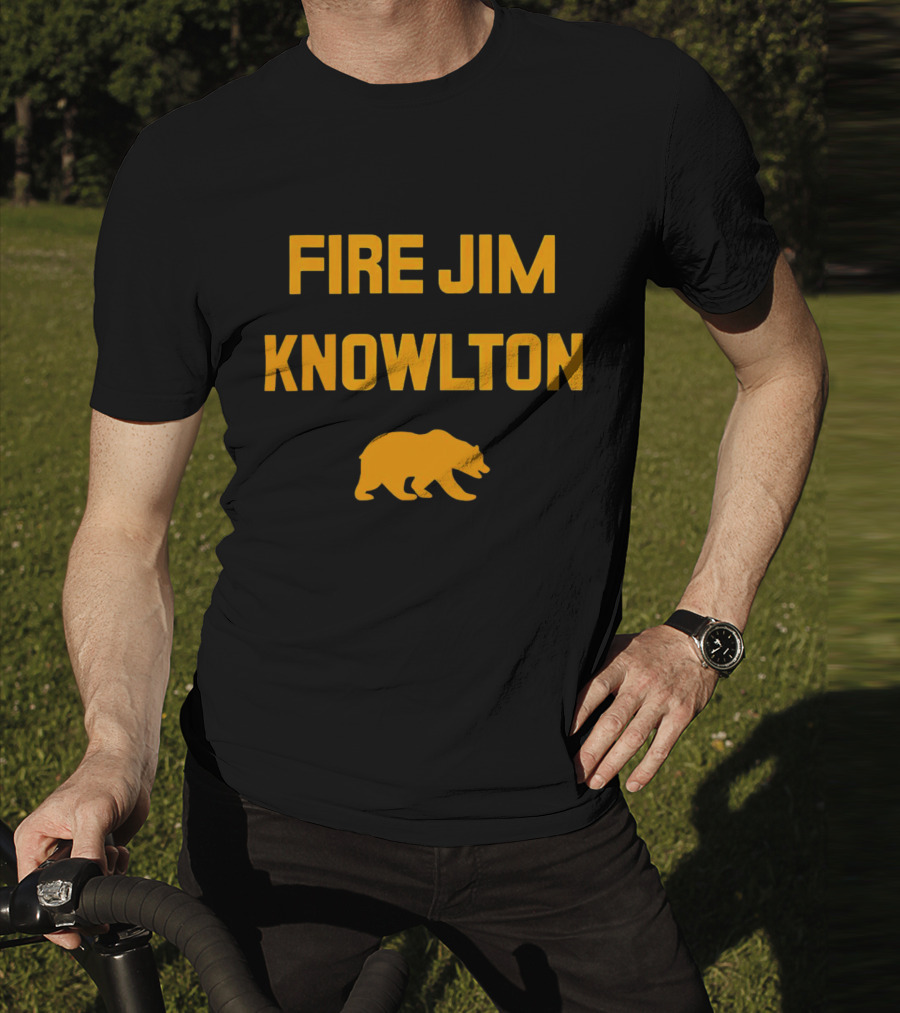 California Golden Bears Fire Jim Knowlton Bear T-Shirt