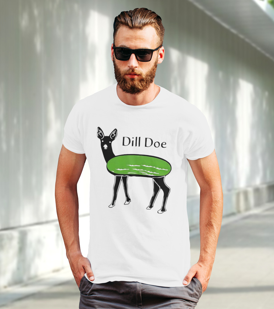 Dill Doe Deer Pickle Pun T-Shirt