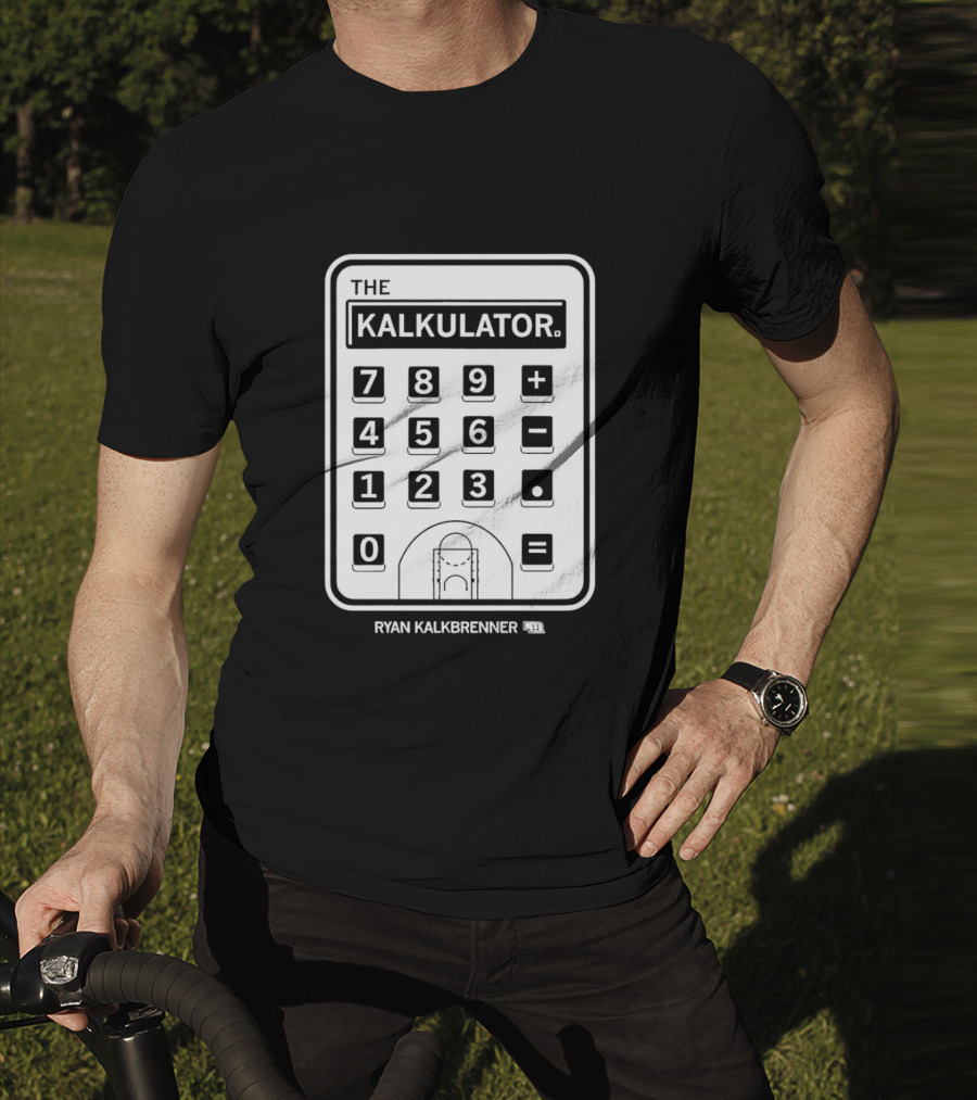 Ryan Kalkbrenner The Kalkulator Basketball Court Number 11 T-Shirt