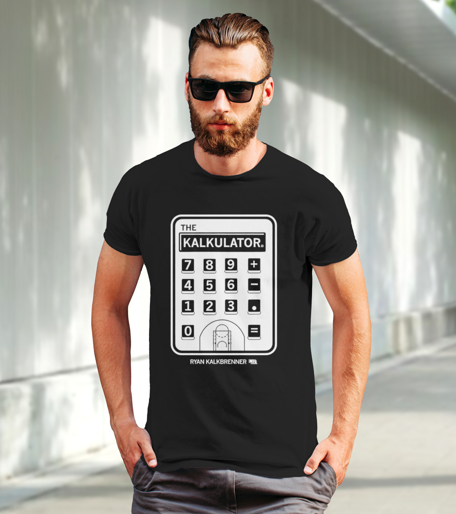 Ryan Kalkbrenner The Kalkulator Basketball Court Number 11 T-Shirt