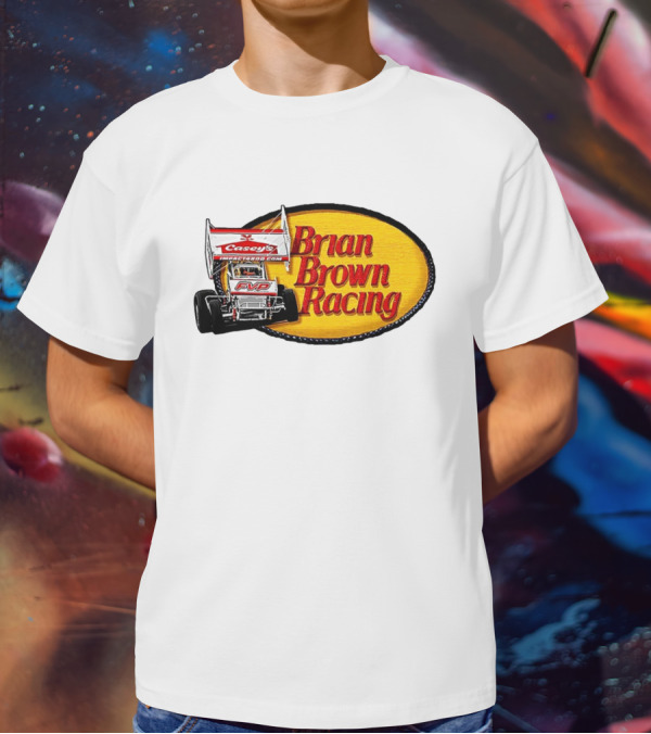 Brian Brown Racing Casey's FVP Sprint Car Racing T-Shirt