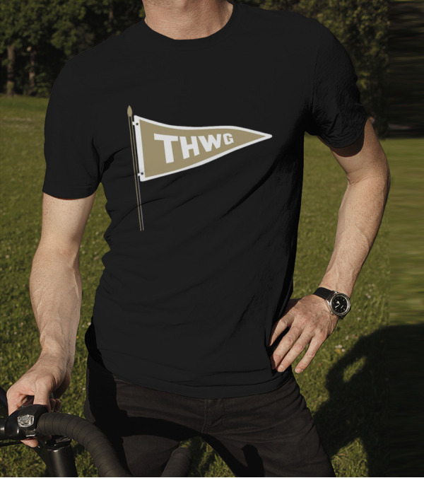 Georgia Tech THWG Gold Pennant Flag T-Shirt