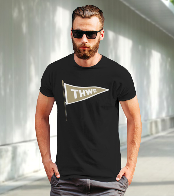 Georgia Tech THWG Gold Pennant Flag T-Shirt