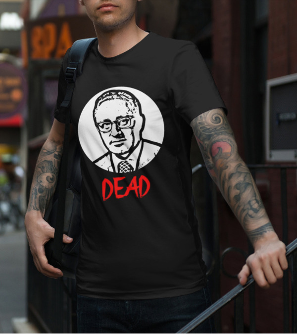 Henry Kissinger Dead Black And White T-Shirt